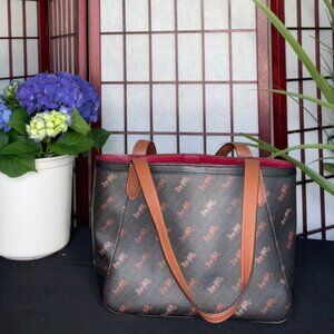 Coach Horse and Carriage Tote